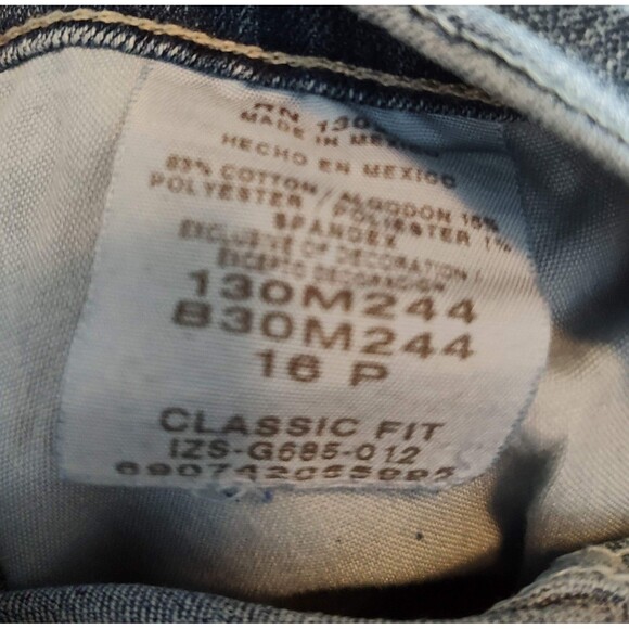 Women's Riders by Lee Blue Jeans - size 16p - Picture 2 of 2